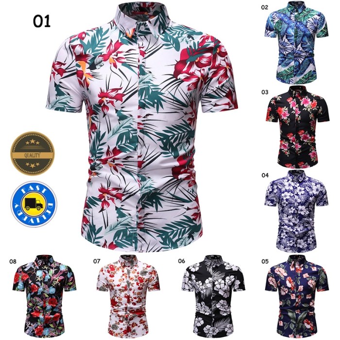 Mens dress shirt floral