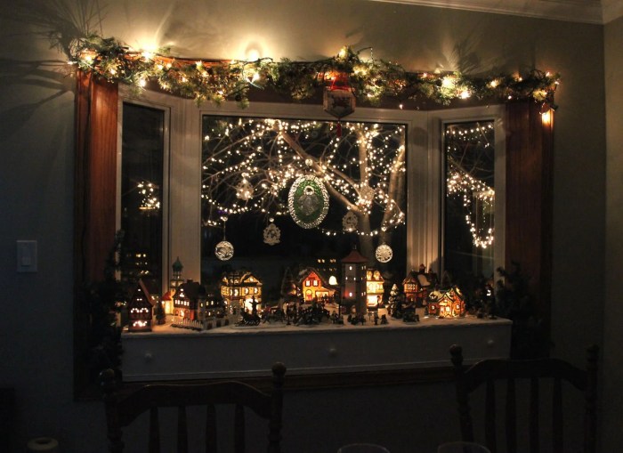 How to decorate windows at christmas