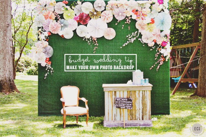 How to make backdrop decoration