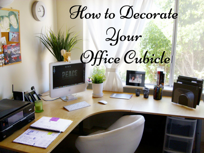 How to decorate an office cubical