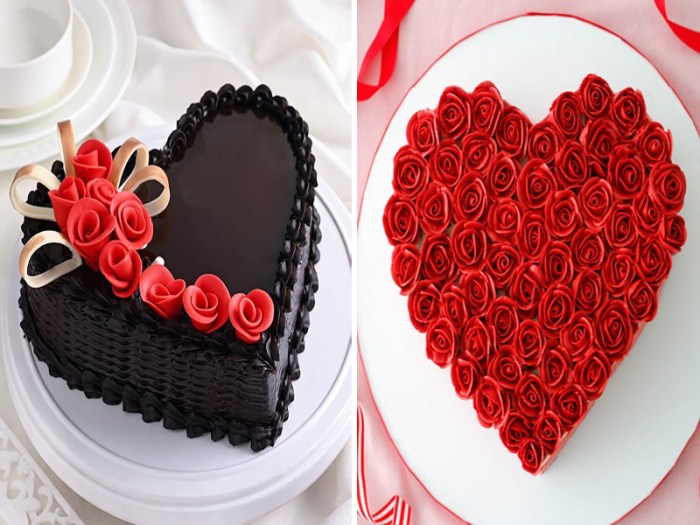 How to make hearts cake decoration