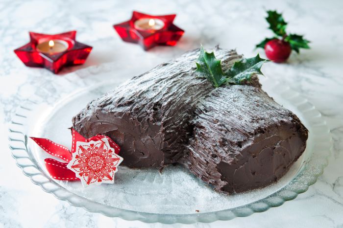 How to make a christmas yule log decoration