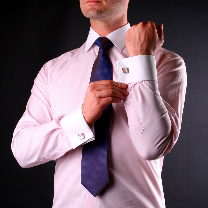 Mens cuffed dress shirts