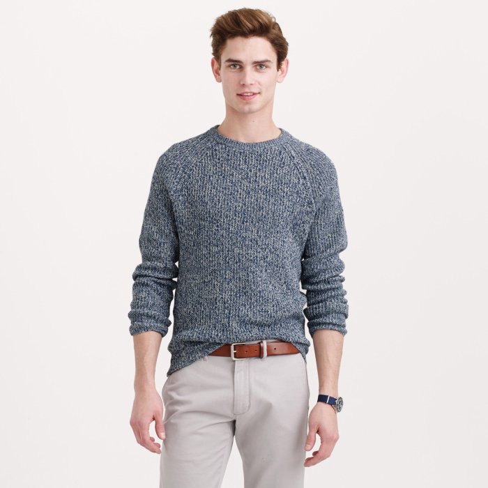 Sweater and dress shirt men