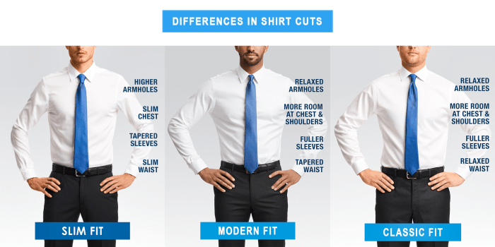 Athletic fit dress shirt men