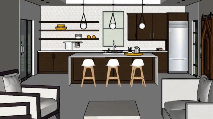 Belajar desain interior sketchup