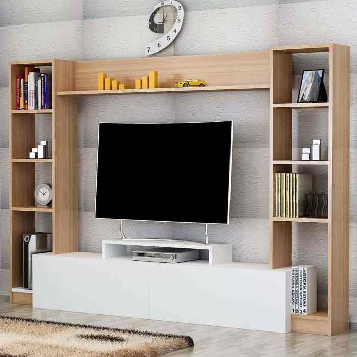 Desain interior rak tv