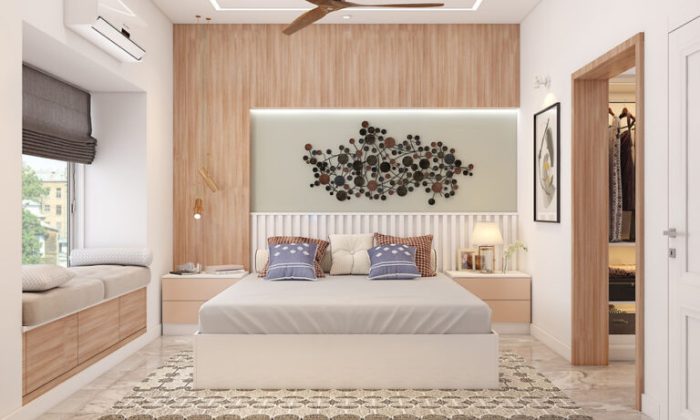 Desain interior kamar tidur sederhana