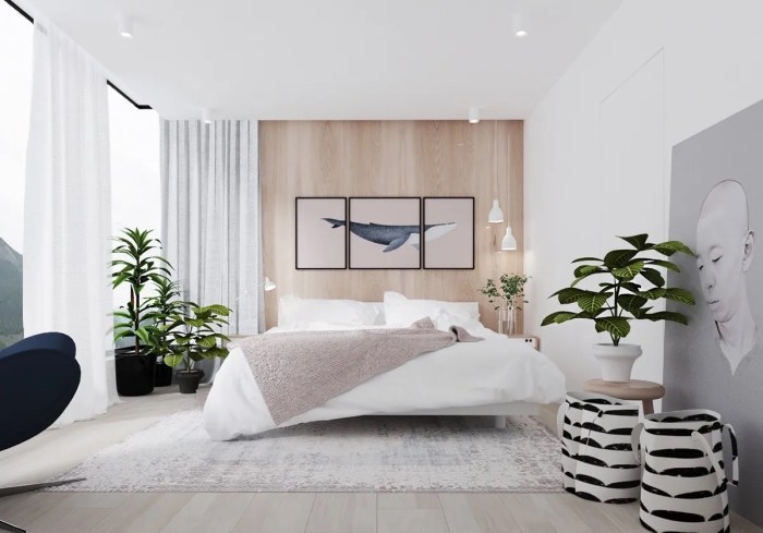 Desain interior kamar tidur minimalis